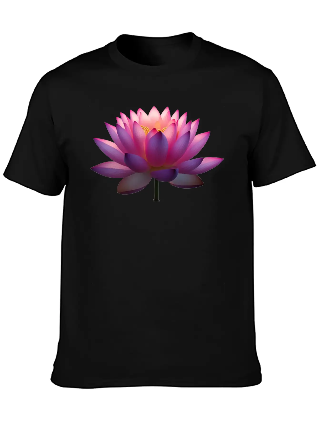 Serene Lotus Bloom Unisex Casual T-Shirt – Clean Design For Daily Comfort