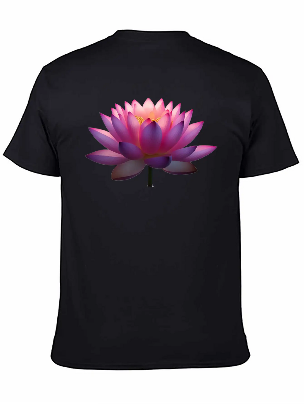 Serene Lotus Bloom Unisex Casual T-Shirt – Clean Design For Daily Comfort