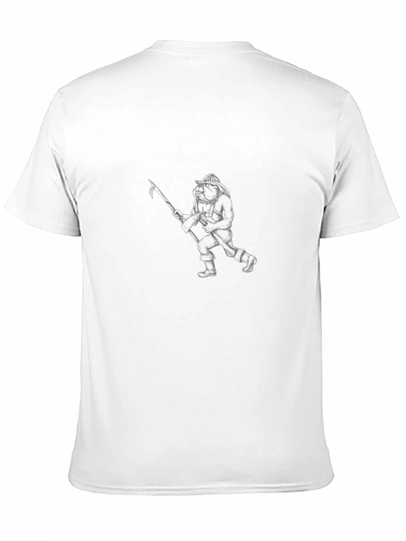 Mens Basic Black Crewneck T-Shirt