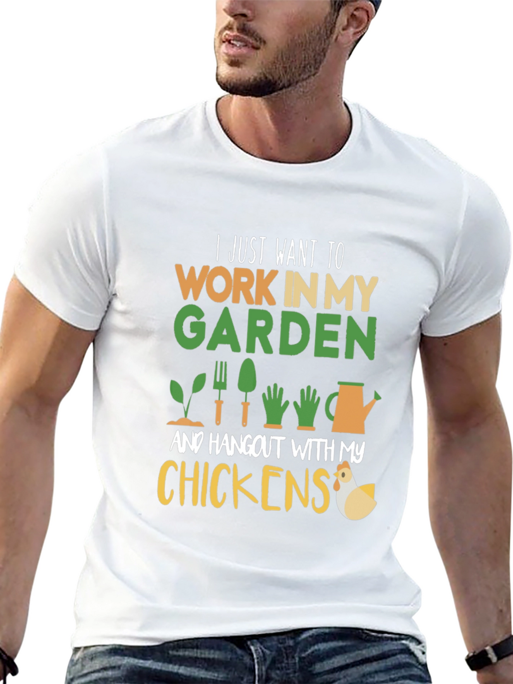 Gardening and Chickens T-Shirt