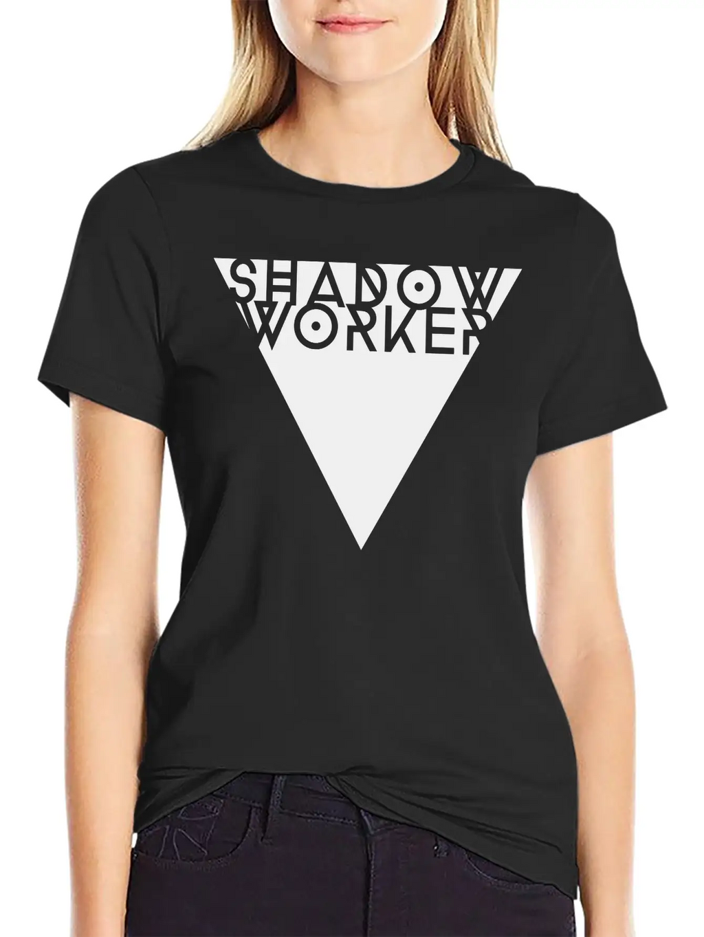 Shadow Worker T-shirt (glow In The Dark On Heather Breathable Soft Cotton T-Shirt – Timeless Casual Look