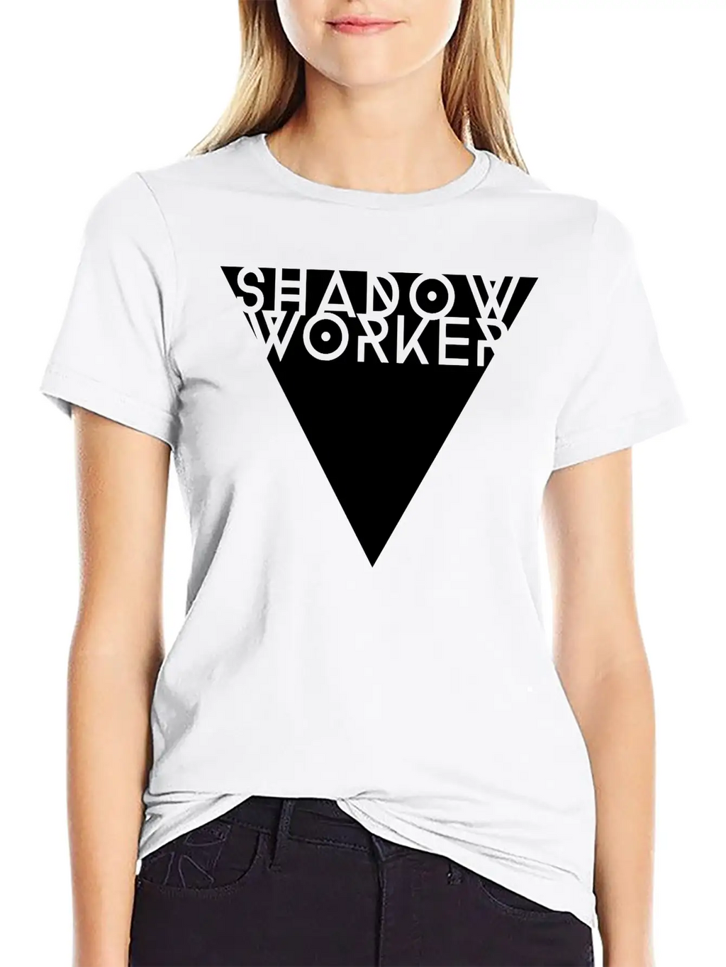 Shadow Worker T-shirt (glow In The Dark On Heather Breathable Soft Cotton T-Shirt – Timeless Casual Look