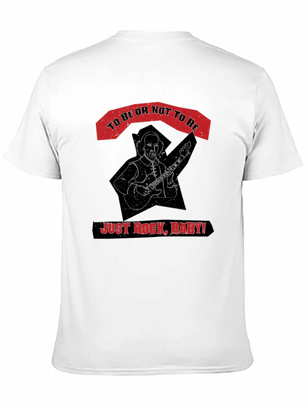 : Shakespeare Guitar Rock Hamlet Unisex Casual T-Shirt – Clean Design For Daily Comfort