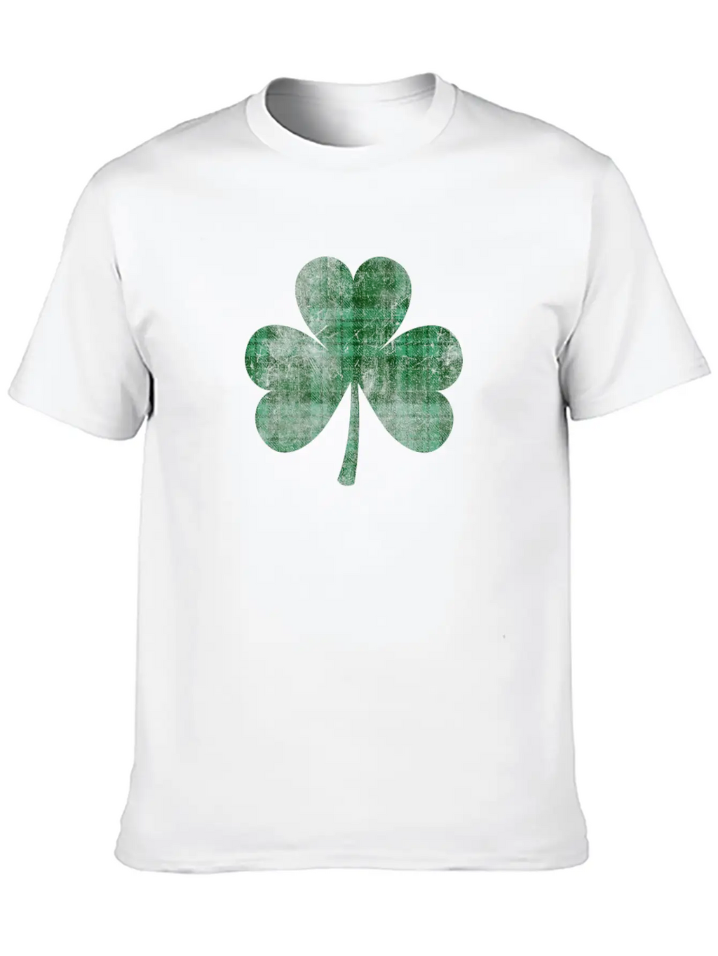 Shamrock Buffalo Plaid Flannel Tartan Green Clover Breathable Graphic T-Shirt – Perfect For Casual Days
