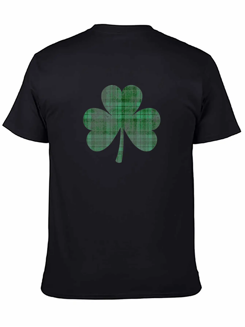 Shamrock Buffalo Plaid Flannel Tartan Green Clover Breathable Graphic T-Shirt – Perfect For Casual Days