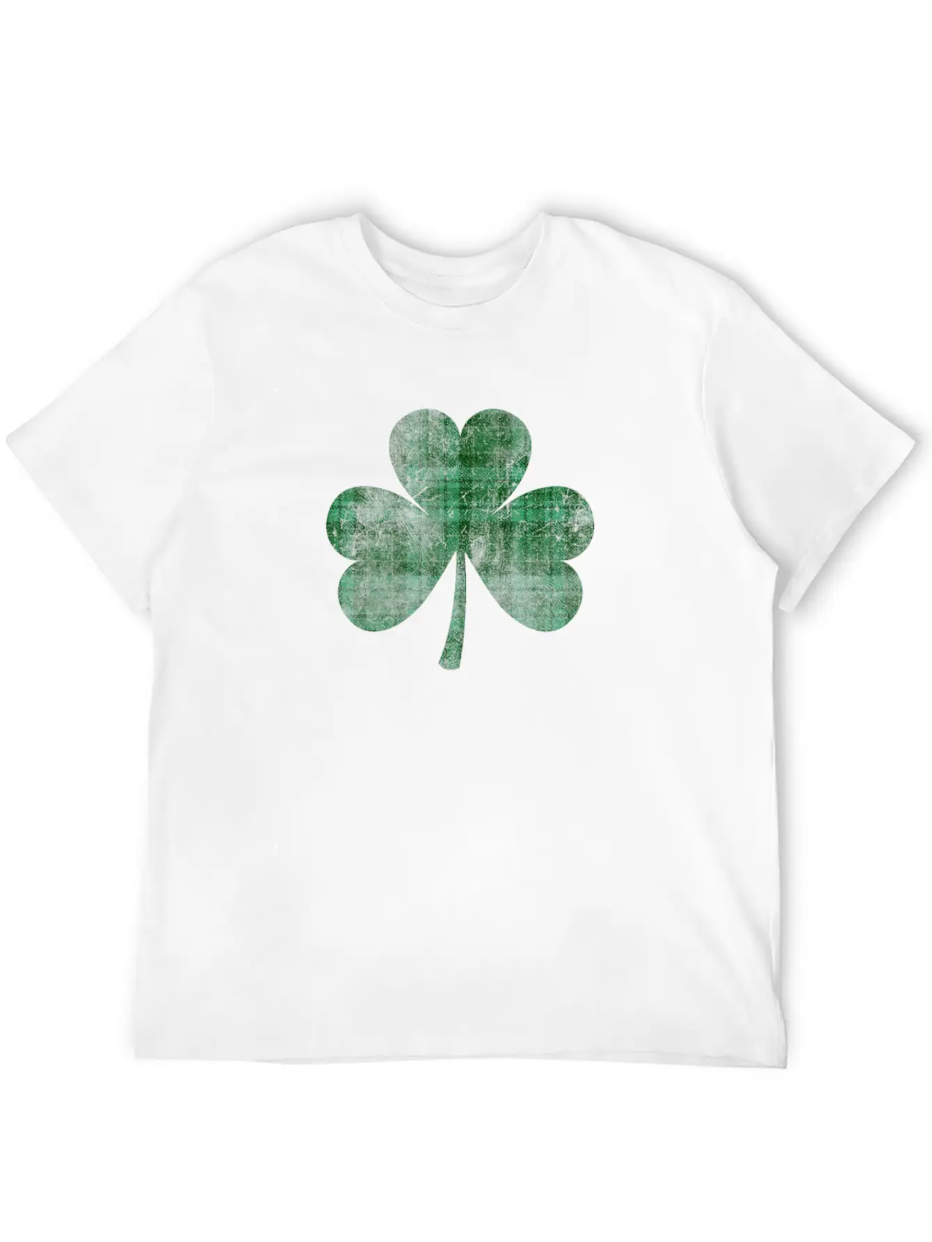 Shamrock Buffalo Plaid Flannel Tartan Green Clover Breathable Graphic T-Shirt – Perfect For Casual Days