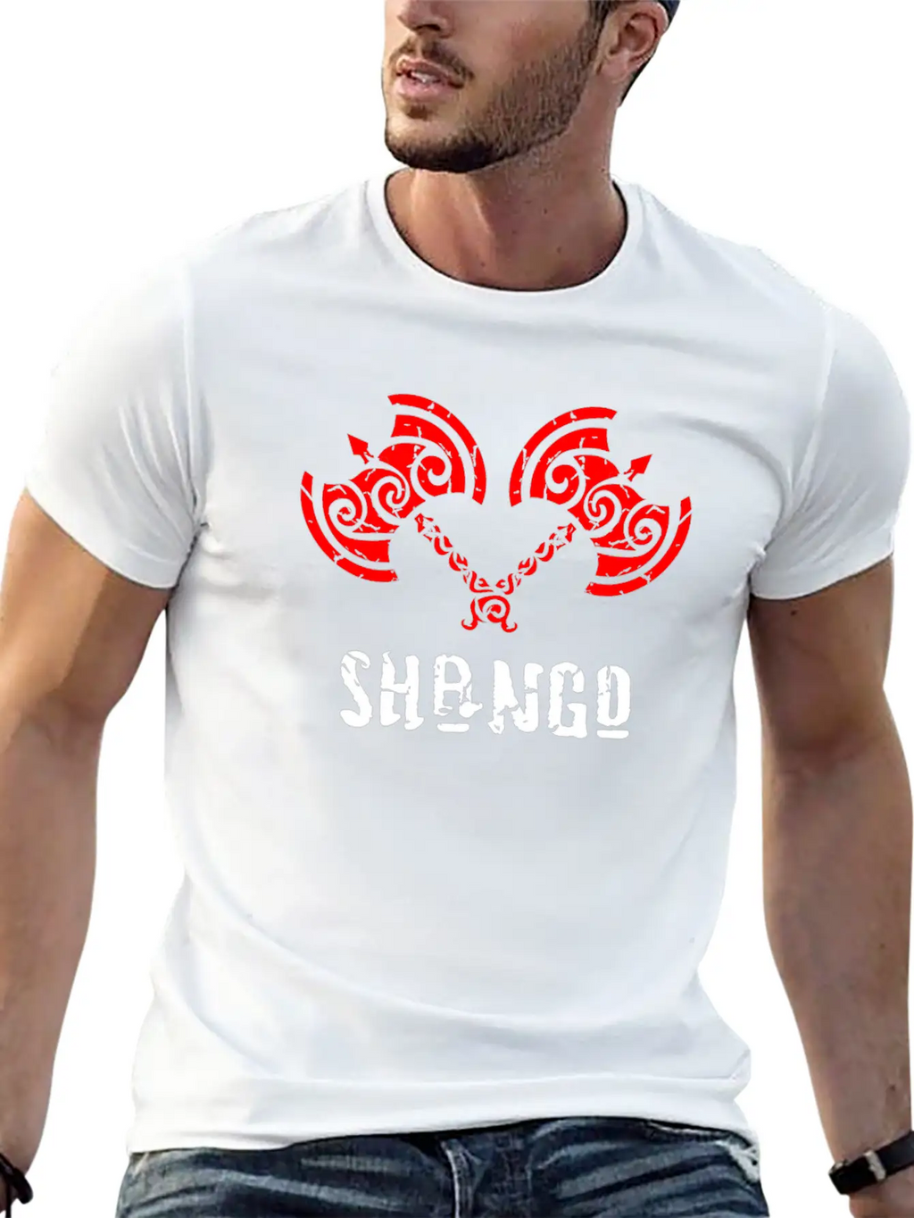 Shango Maferefun Orisha Yoruba Religion Africa Basic Graphic T-Shirt – Daily Comfort In Soft Cotton