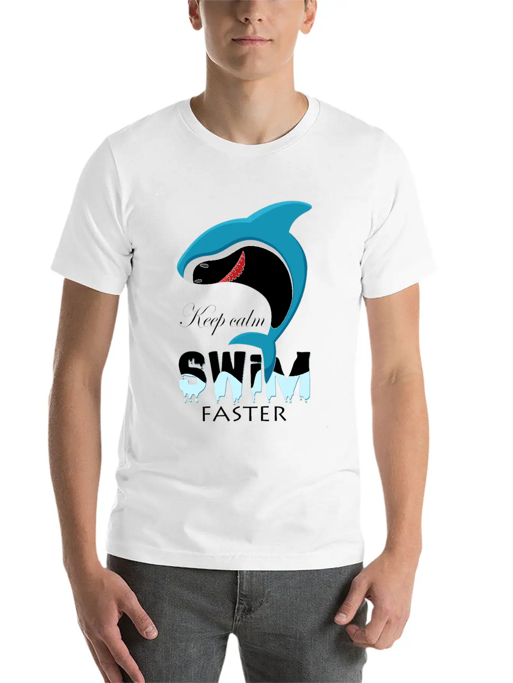 Shark Basic Graphic T-Shirt – Daily Comfort In Soft Cotton