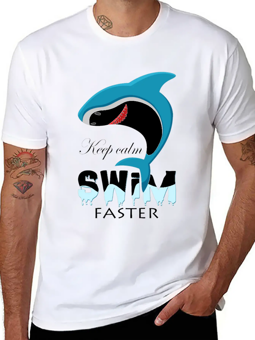 Shark Basic Graphic T-Shirt – Daily Comfort In Soft Cotton