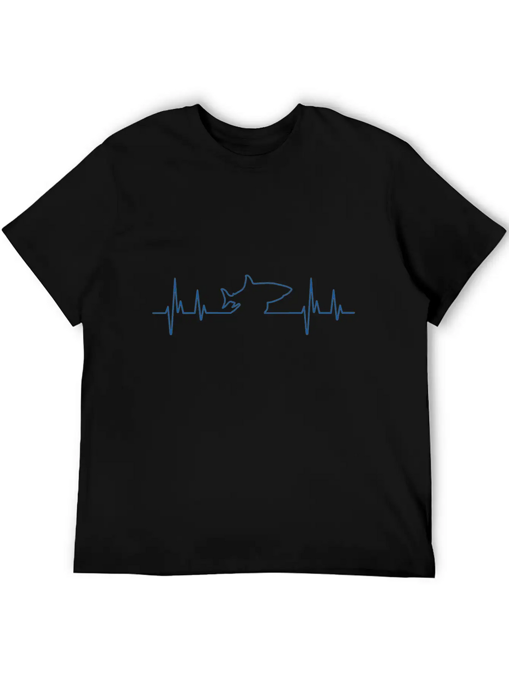 Shark Beat Basic Graphic T-Shirt – Daily Comfort In Soft Cotton