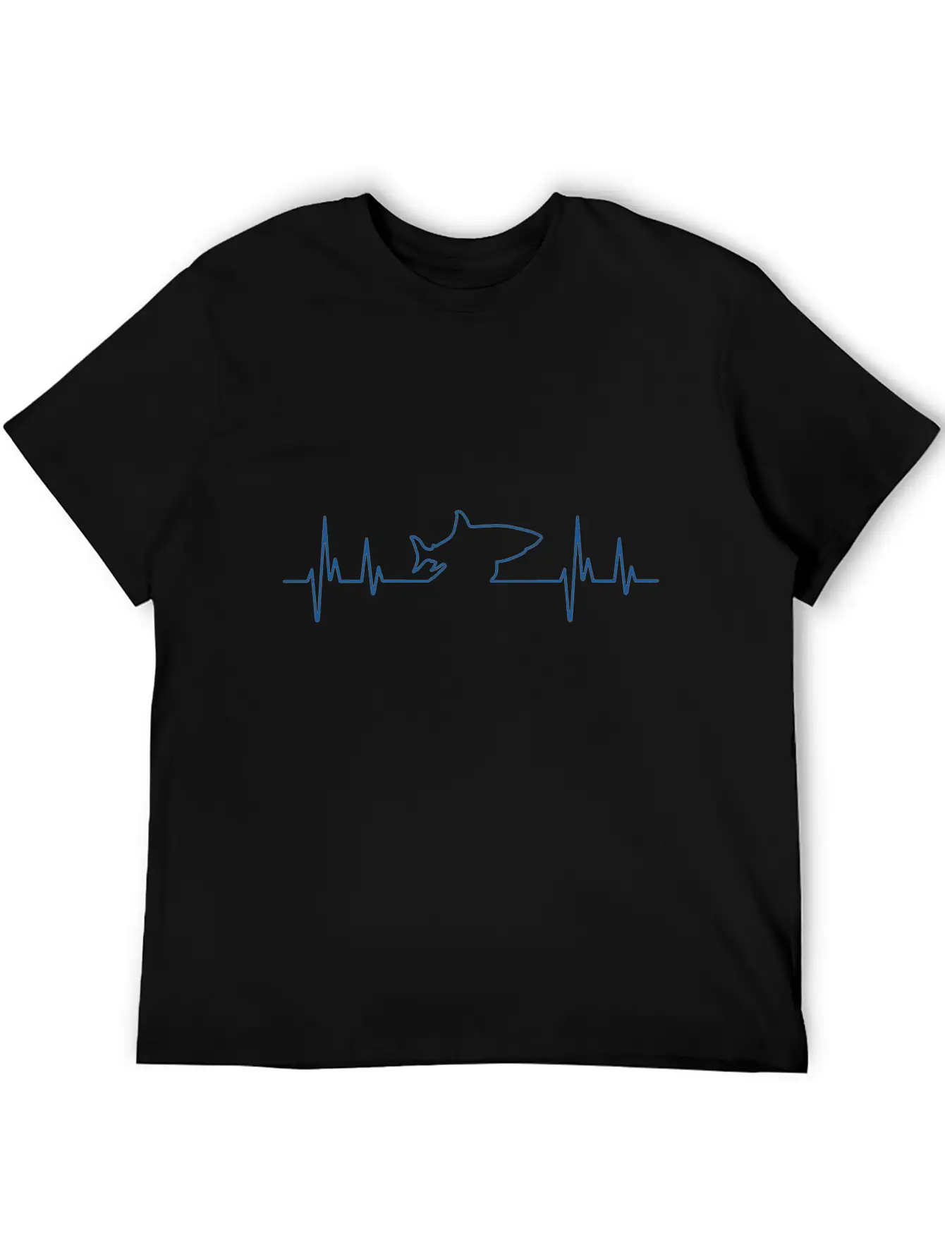 Shark Beat Basic Graphic T-Shirt – Daily Comfort In Soft Cotton