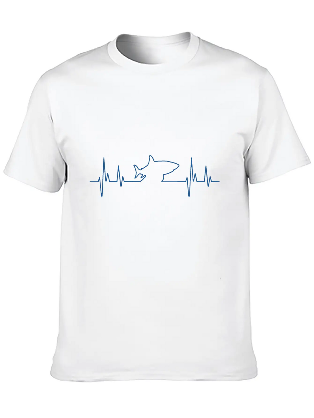 Shark Beat Basic Graphic T-Shirt – Daily Comfort In Soft Cotton