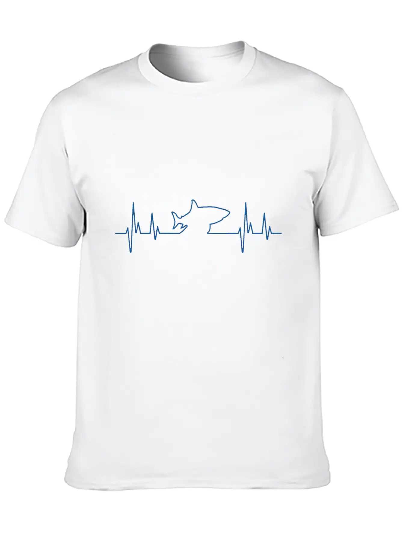 Shark Beat Basic Graphic T-Shirt – Daily Comfort In Soft Cotton