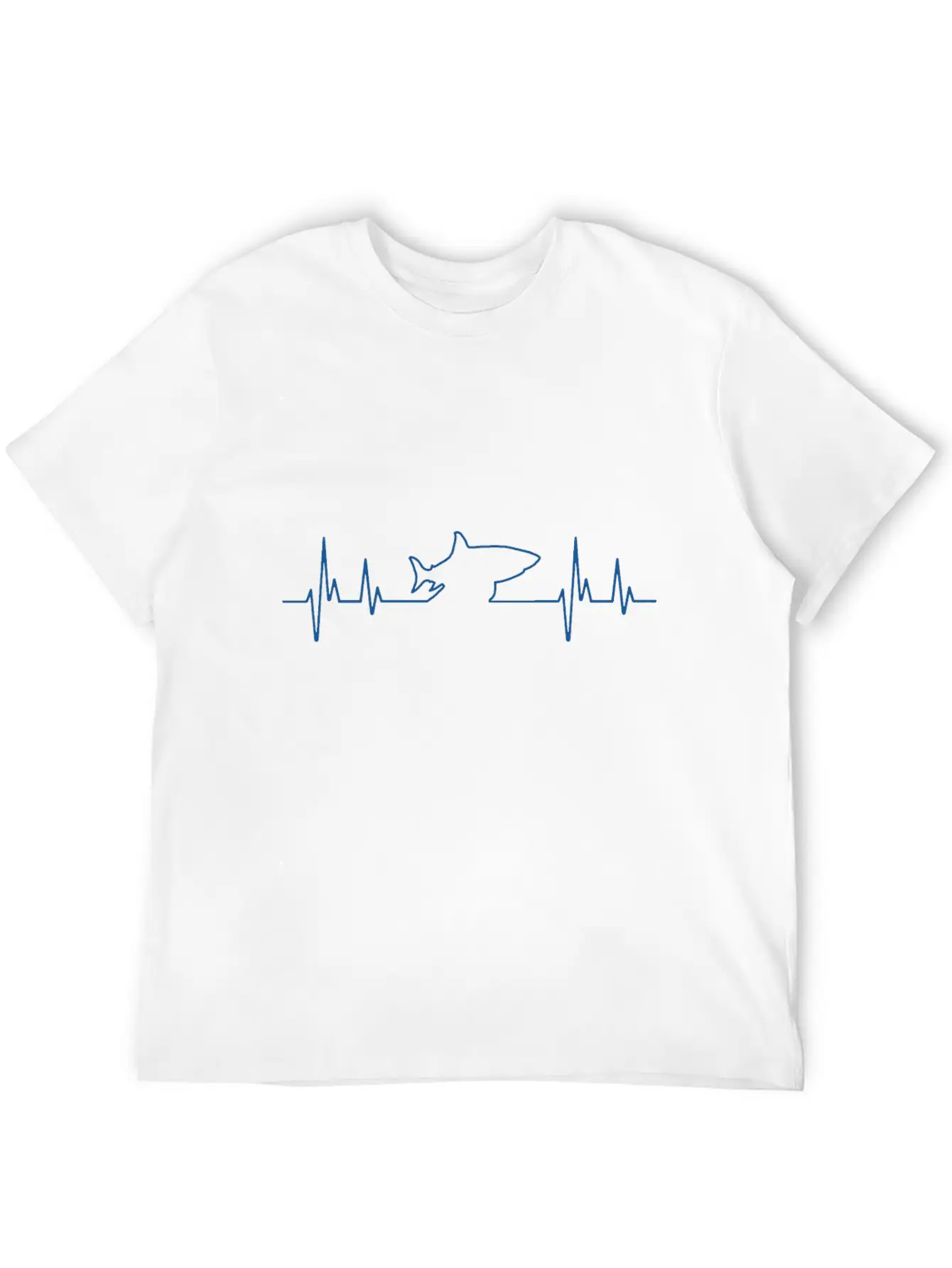 Shark Beat Basic Graphic T-Shirt – Daily Comfort In Soft Cotton