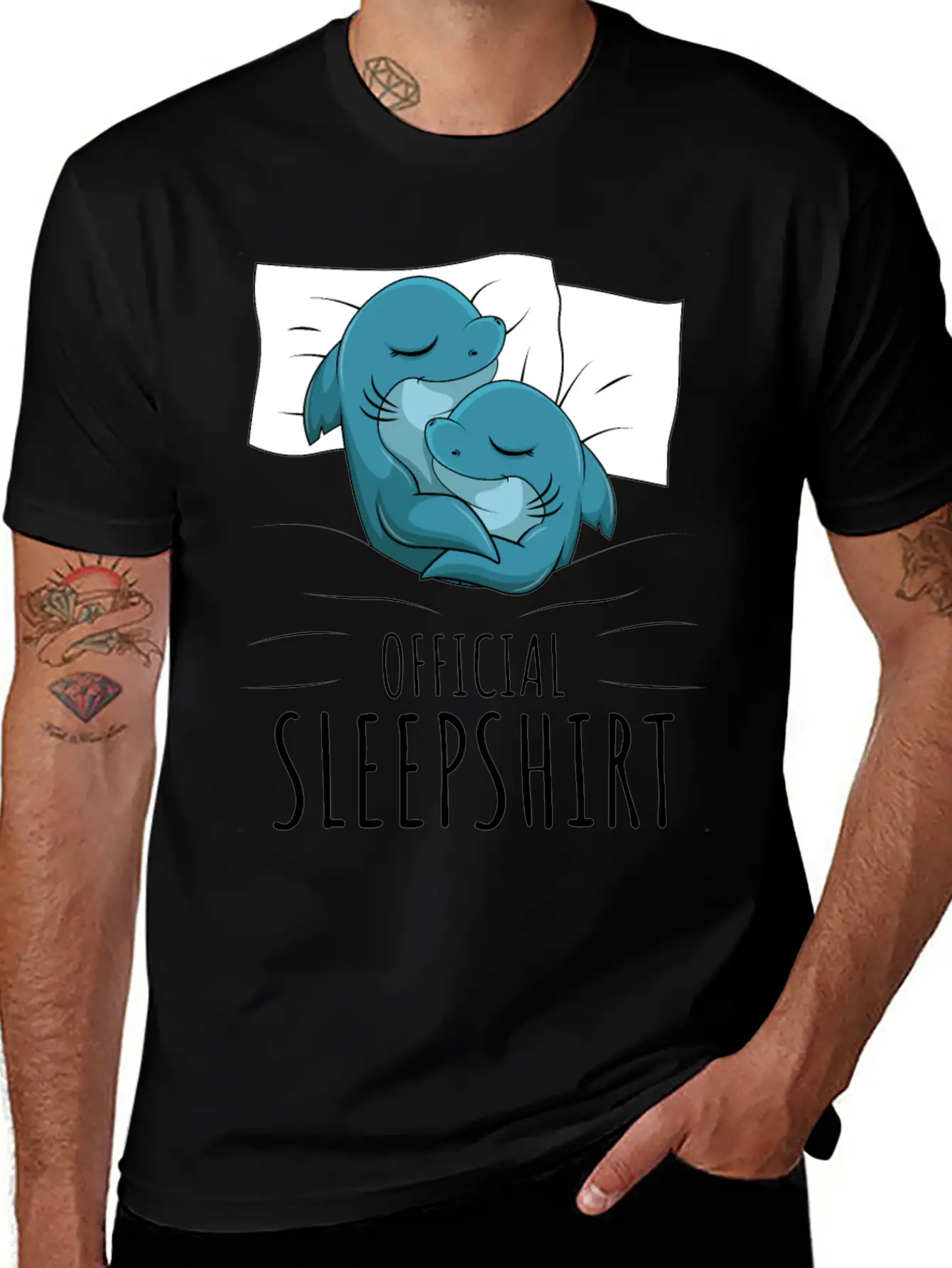 Shark Breathable Soft Cotton T-Shirt – Timeless Casual Look