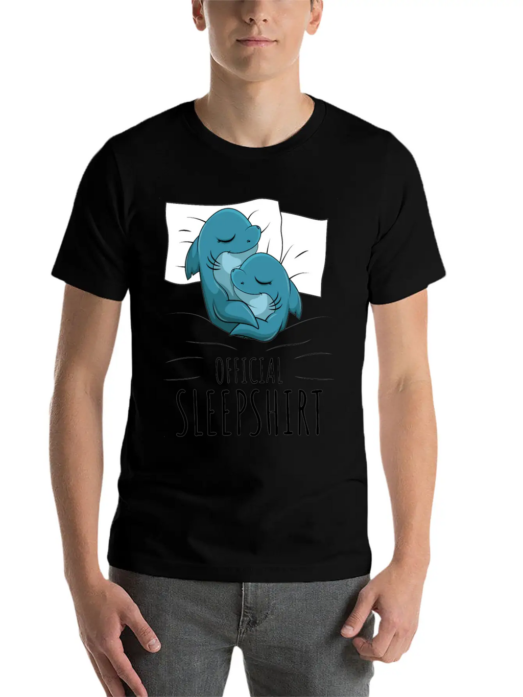 Shark Breathable Soft Cotton T-Shirt – Timeless Casual Look