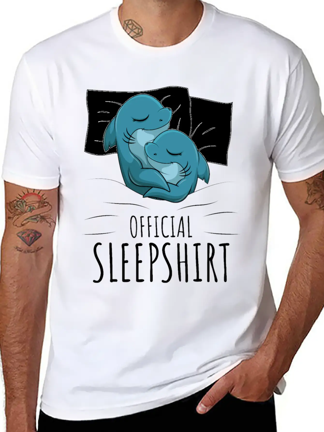 Shark Breathable Soft Cotton T-Shirt – Timeless Casual Look
