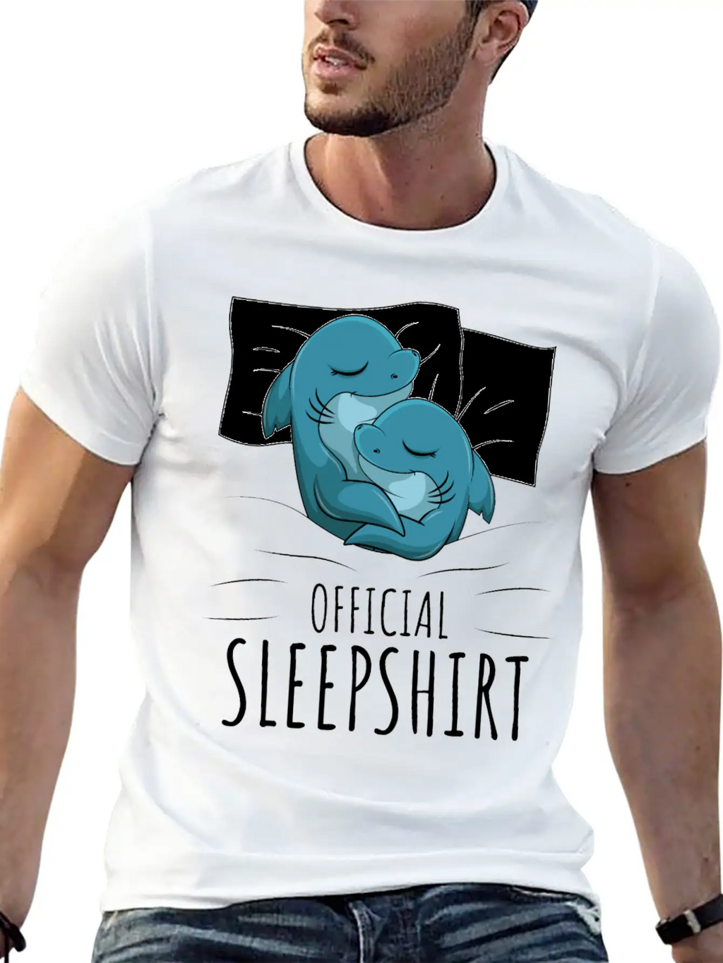 Shark Breathable Soft Cotton T-Shirt – Timeless Casual Look
