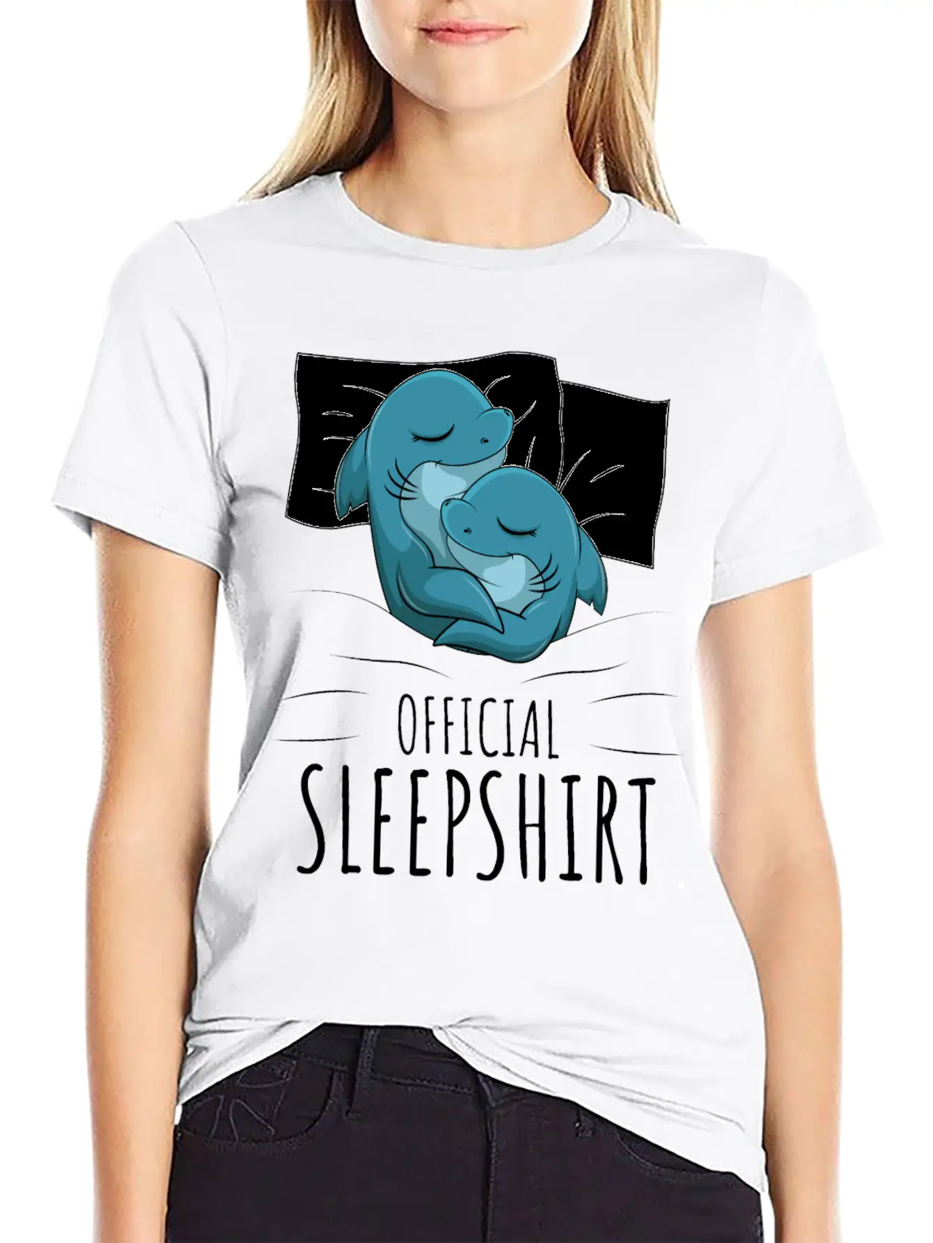 Shark Breathable Soft Cotton T-Shirt – Timeless Casual Look