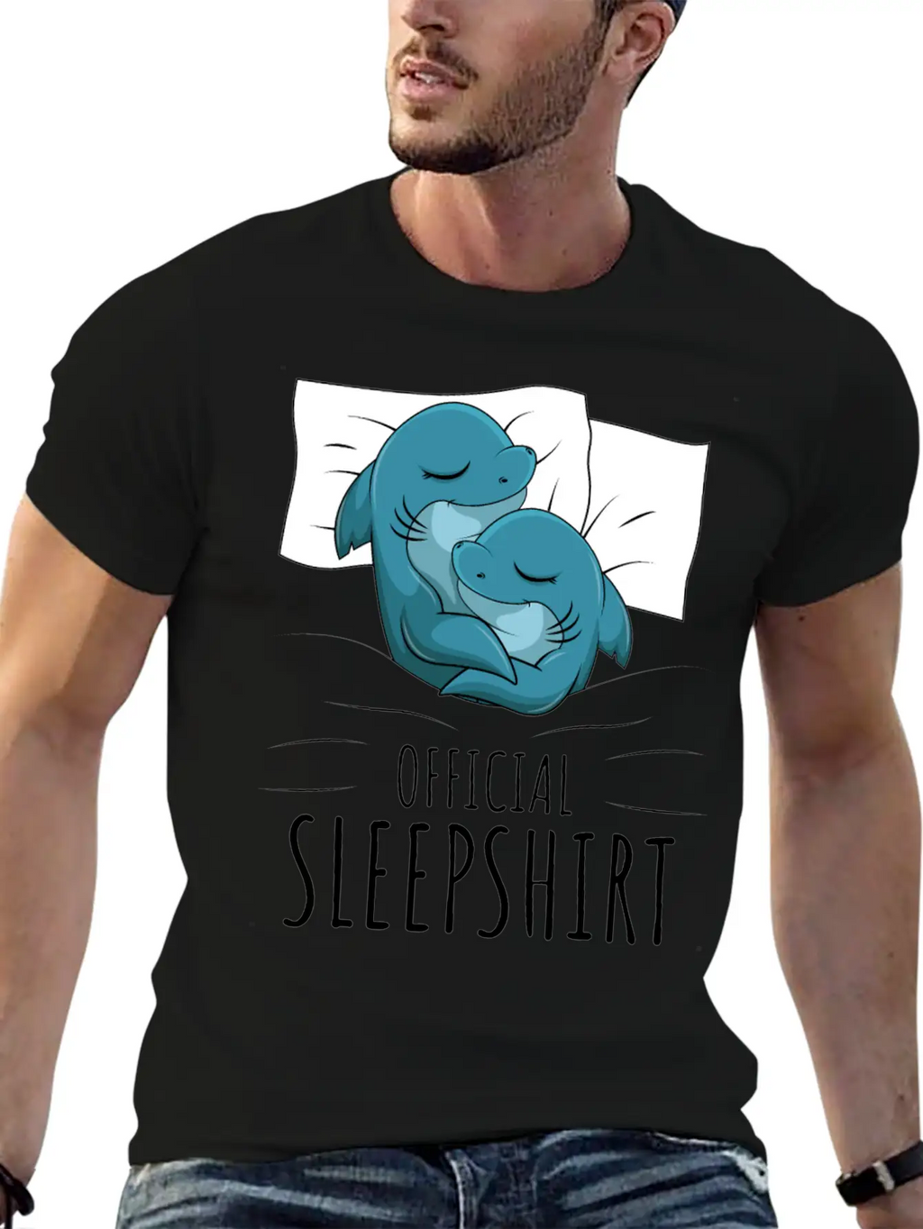 Shark Breathable Soft Cotton T-Shirt – Timeless Casual Look