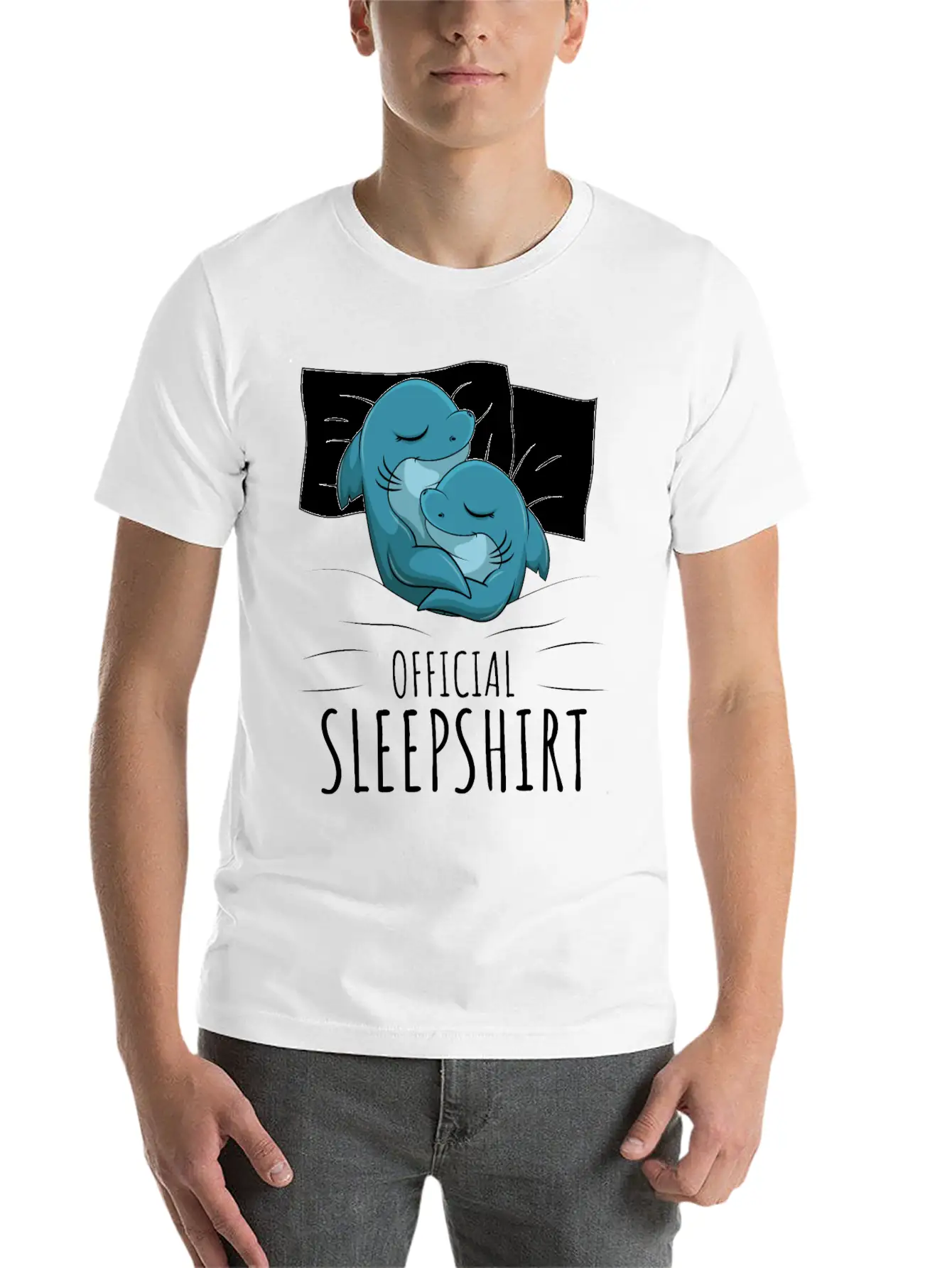 Shark Breathable Soft Cotton T-Shirt – Timeless Casual Look