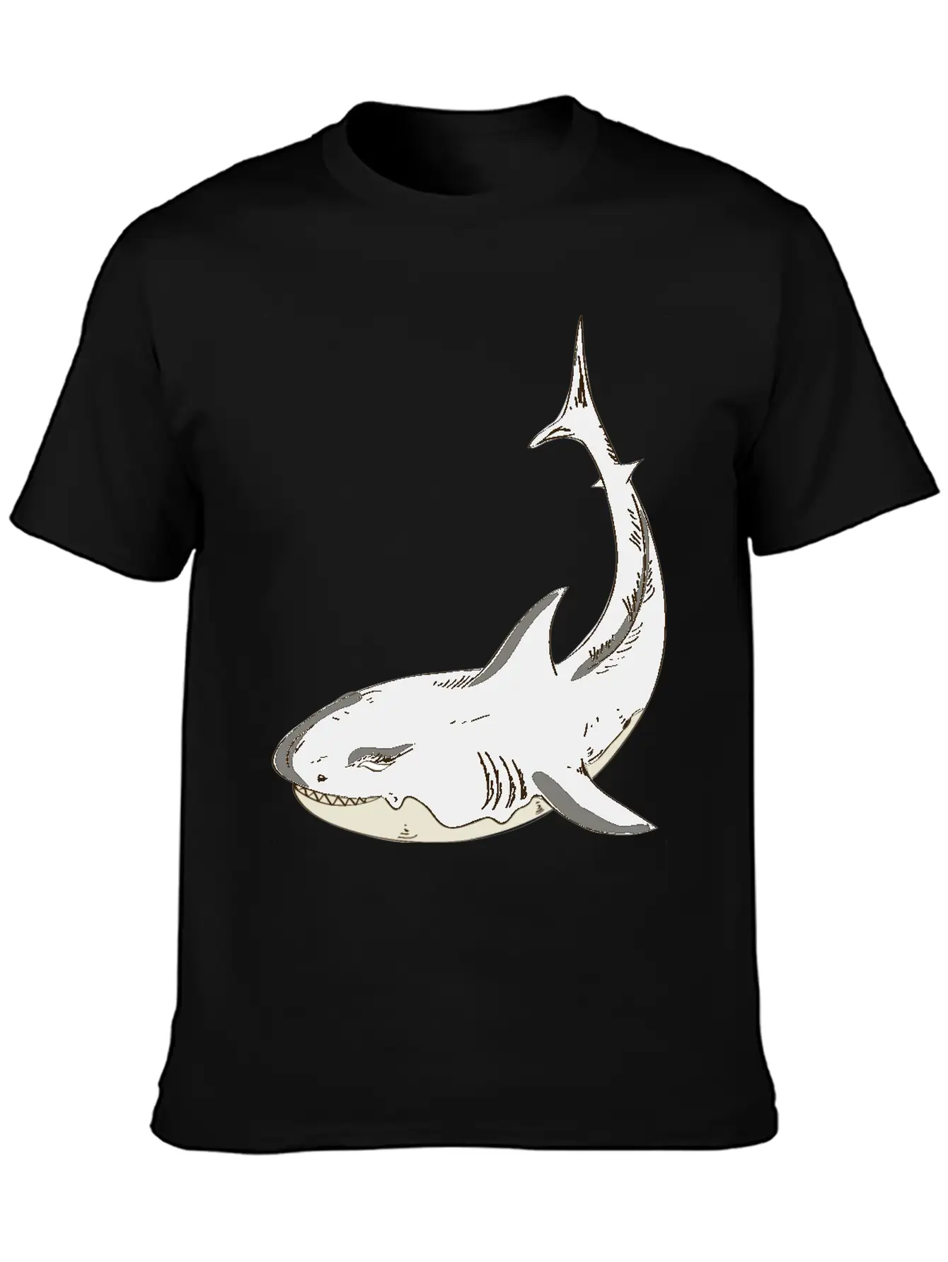 Shark Classic Cotton Tee – Unisex Comfort For Any Season
