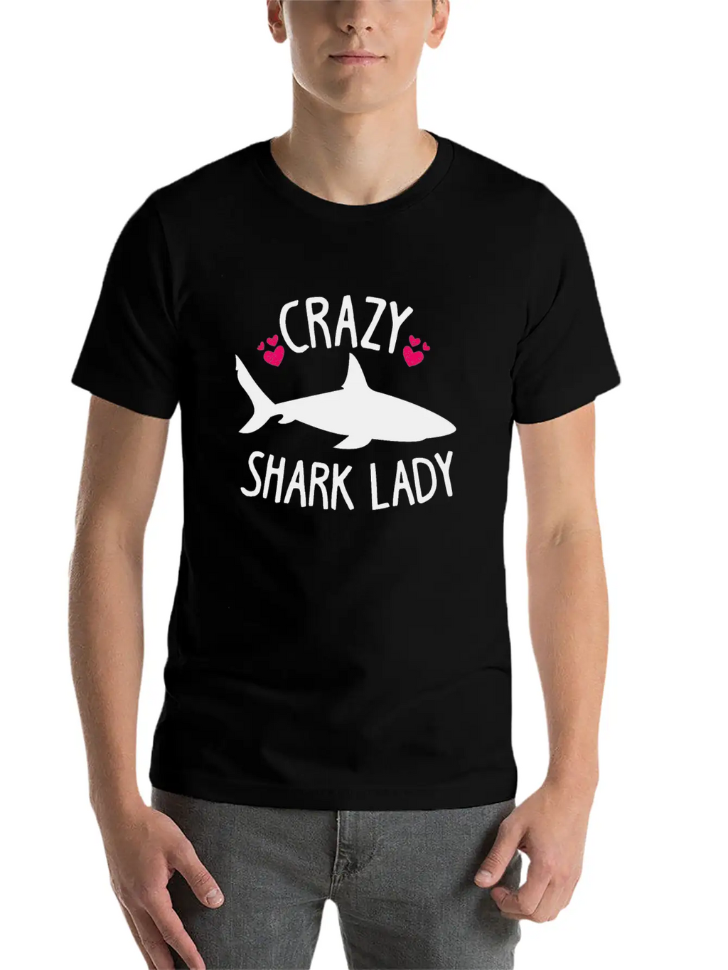 Shark Lady Week Of The Shark Wife Gift Timeless Short Sleeve Tee – Comfy And Minimalist Design