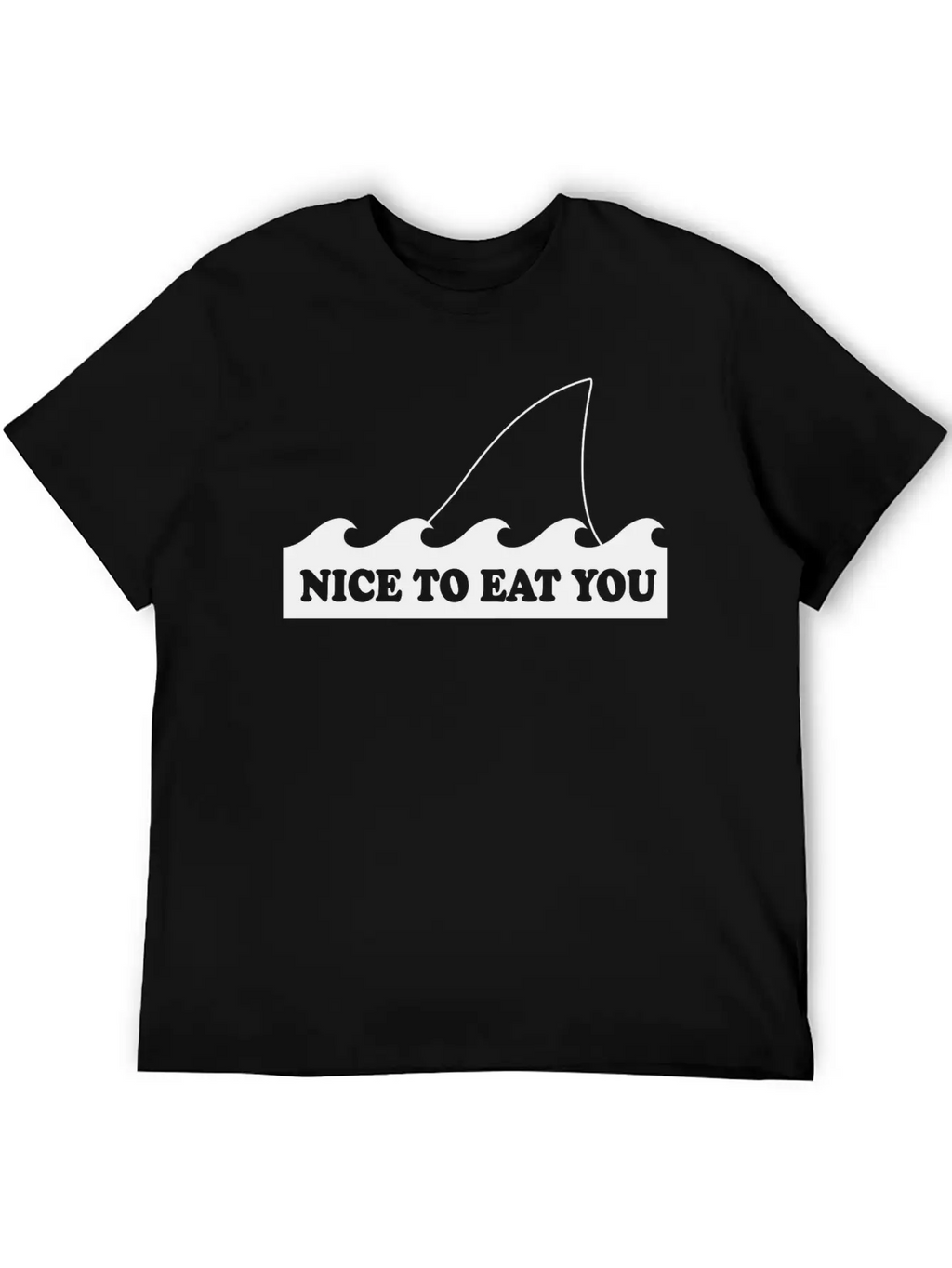 Shark - Shark. Nice To Eat You Breathable Graphic T-Shirt – Perfect For Casual Days