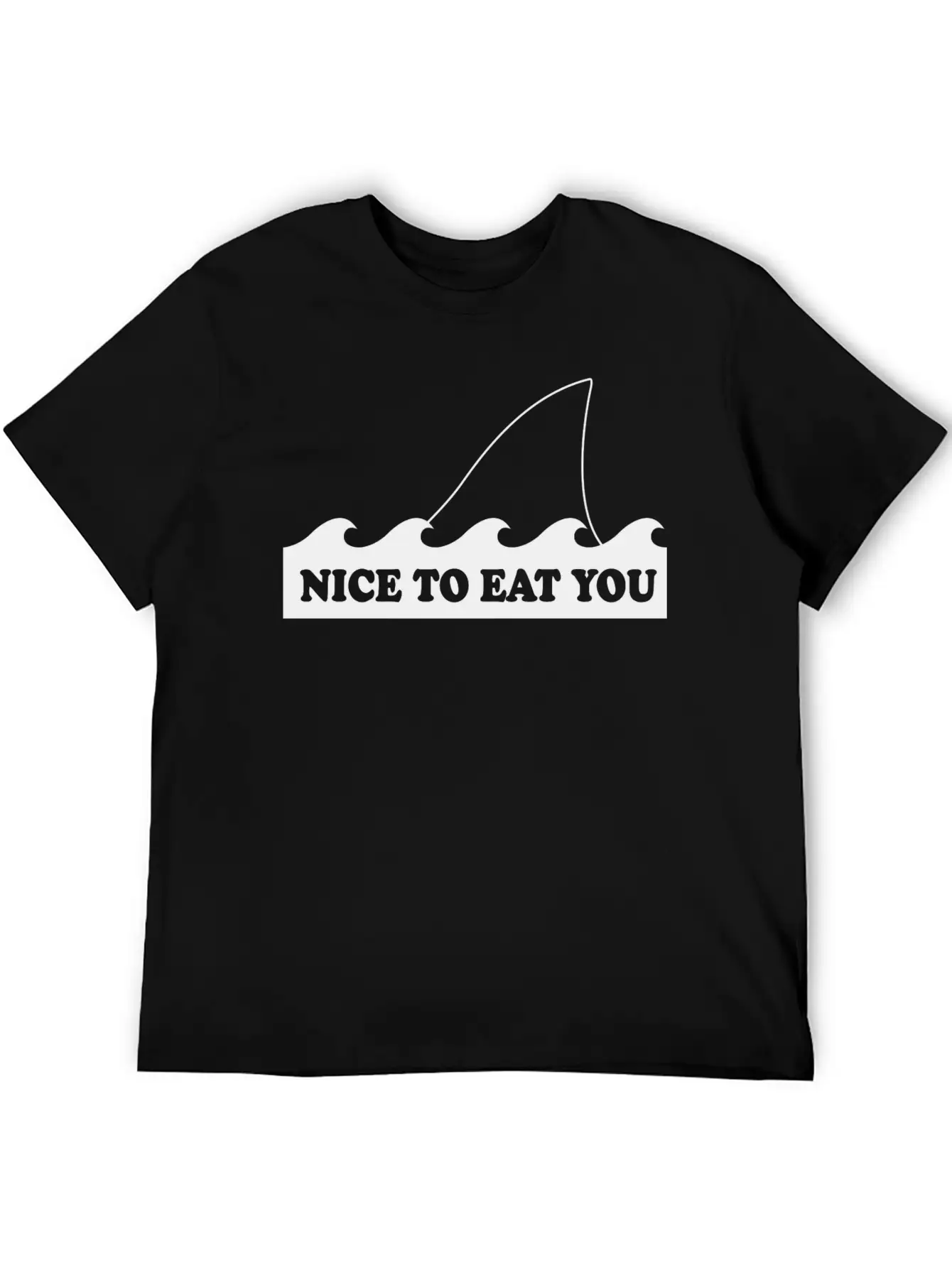 Shark - Shark. Nice To Eat You Breathable Graphic T-Shirt – Perfect For Casual Days