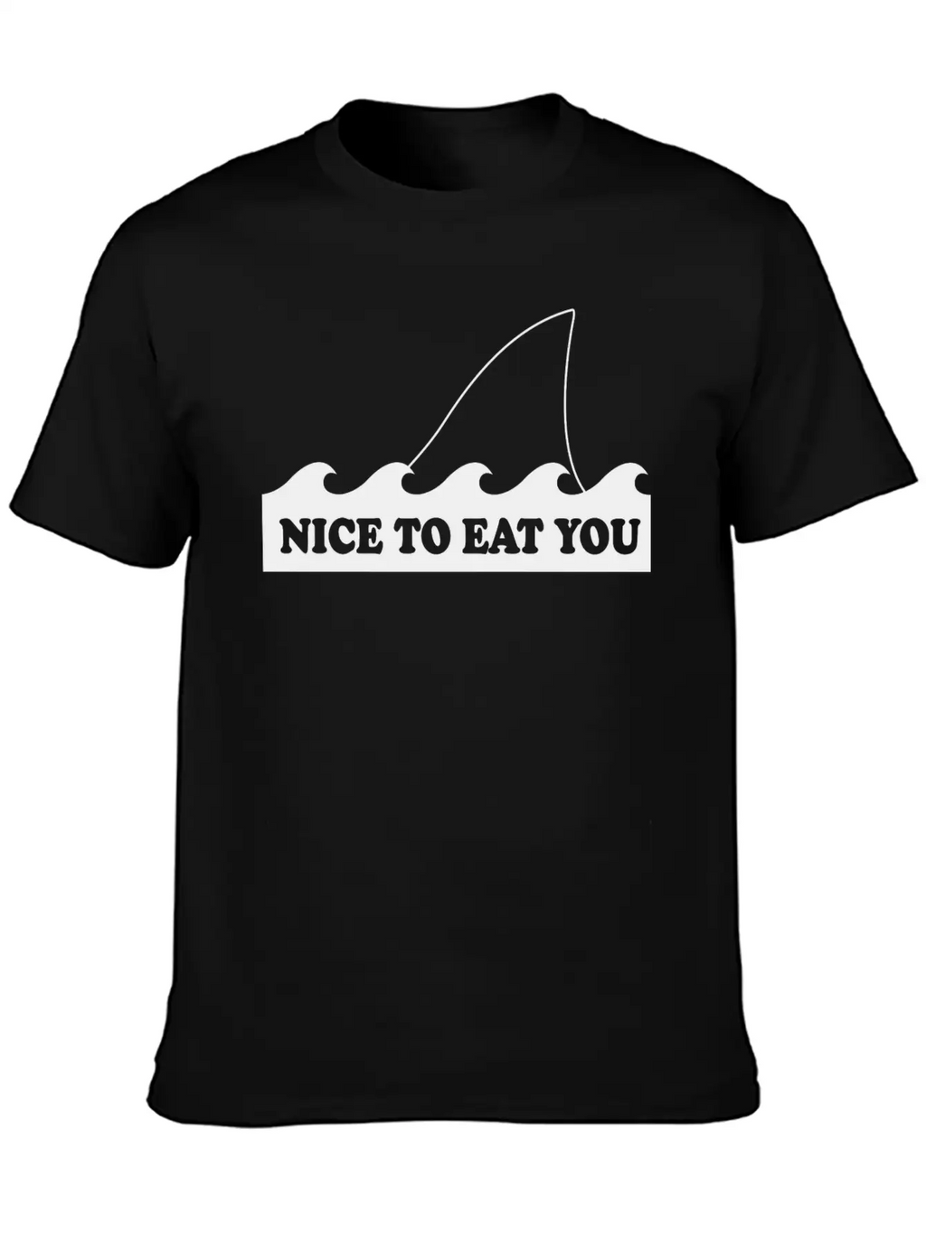 Shark - Shark. Nice To Eat You Breathable Graphic T-Shirt – Perfect For Casual Days