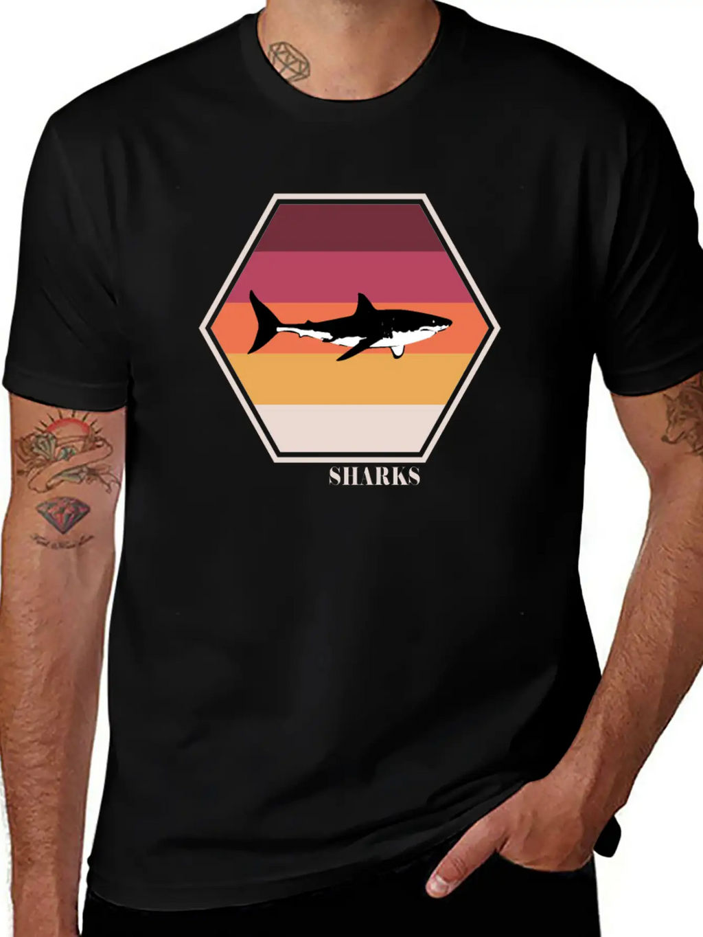 Shark Tee Breathable Soft Cotton T-Shirt – Timeless Casual Look