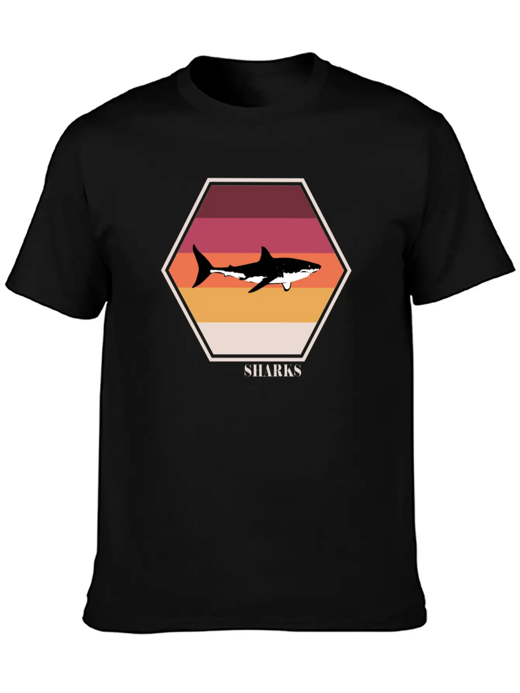 Shark Tee Breathable Soft Cotton T-Shirt – Timeless Casual Look