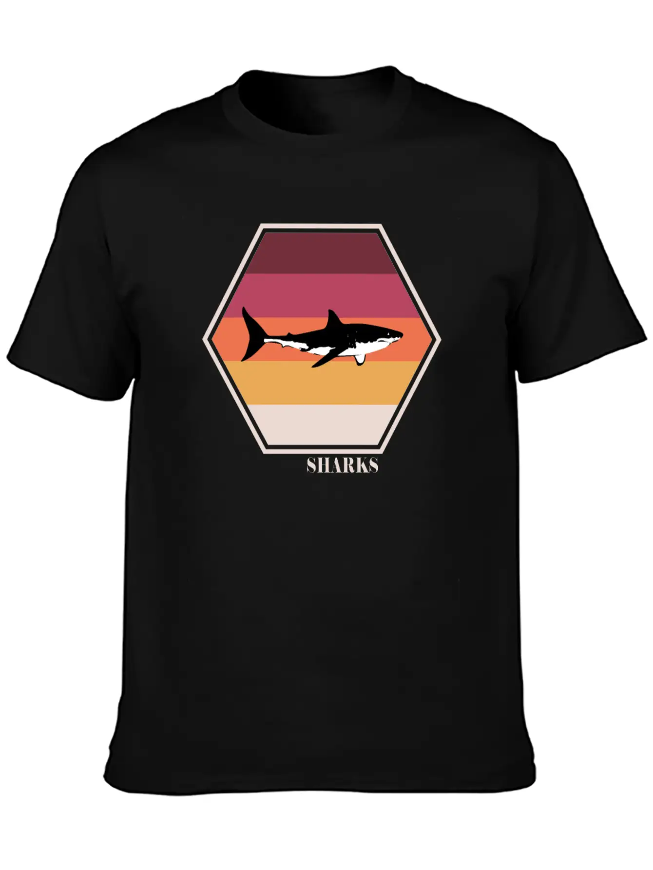 Shark Tee Breathable Soft Cotton T-Shirt – Timeless Casual Look