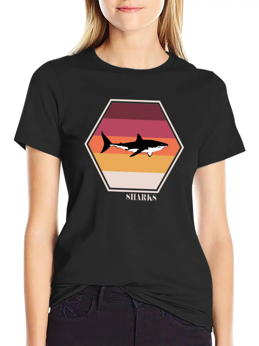 Shark Tee Breathable Soft Cotton T-Shirt – Timeless Casual Look
