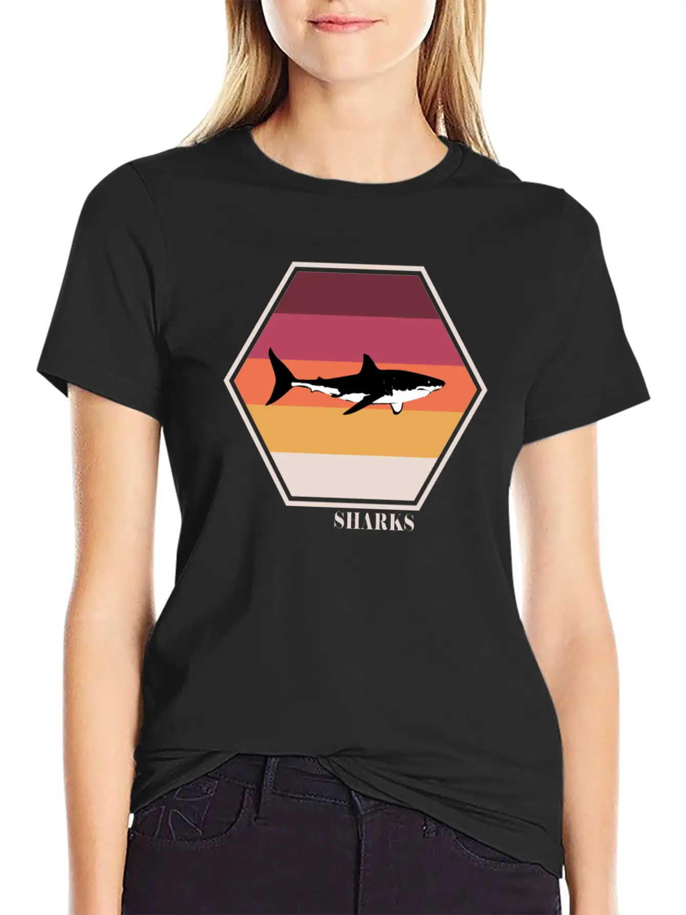 Shark Tee Breathable Soft Cotton T-Shirt – Timeless Casual Look