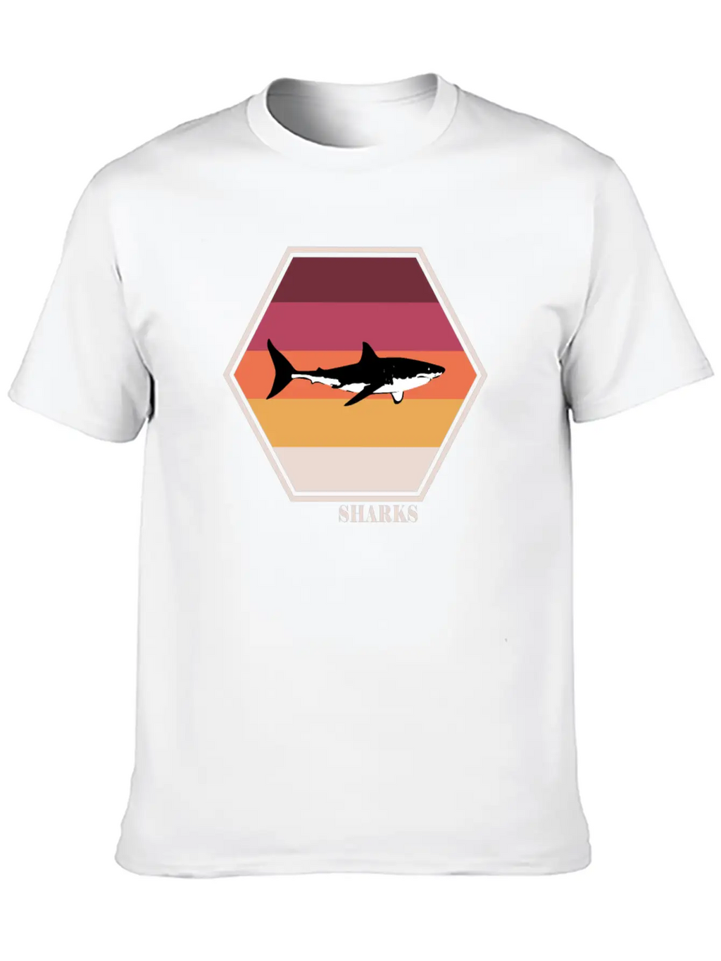 Shark Tee Breathable Soft Cotton T-Shirt – Timeless Casual Look