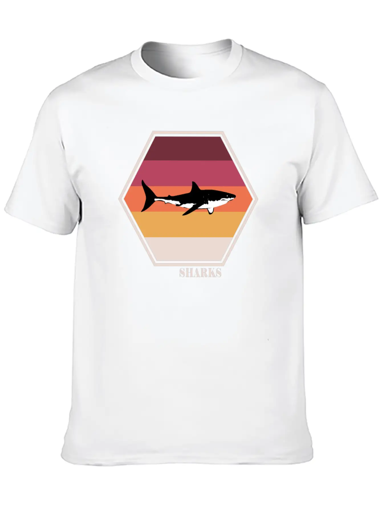 Shark Tee Breathable Soft Cotton T-Shirt – Timeless Casual Look