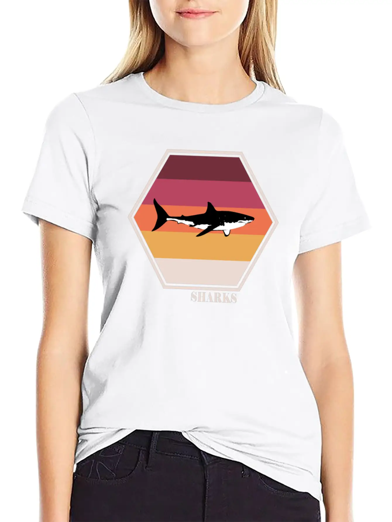 Shark Tee Breathable Soft Cotton T-Shirt – Timeless Casual Look