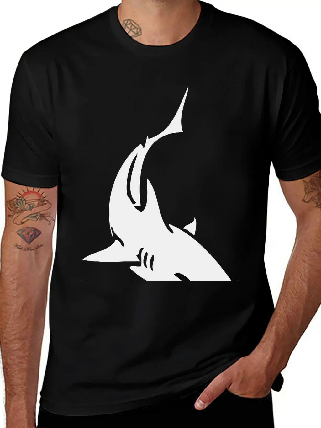 Shark Unisex Casual T-Shirt – Clean Design For Daily Comfort