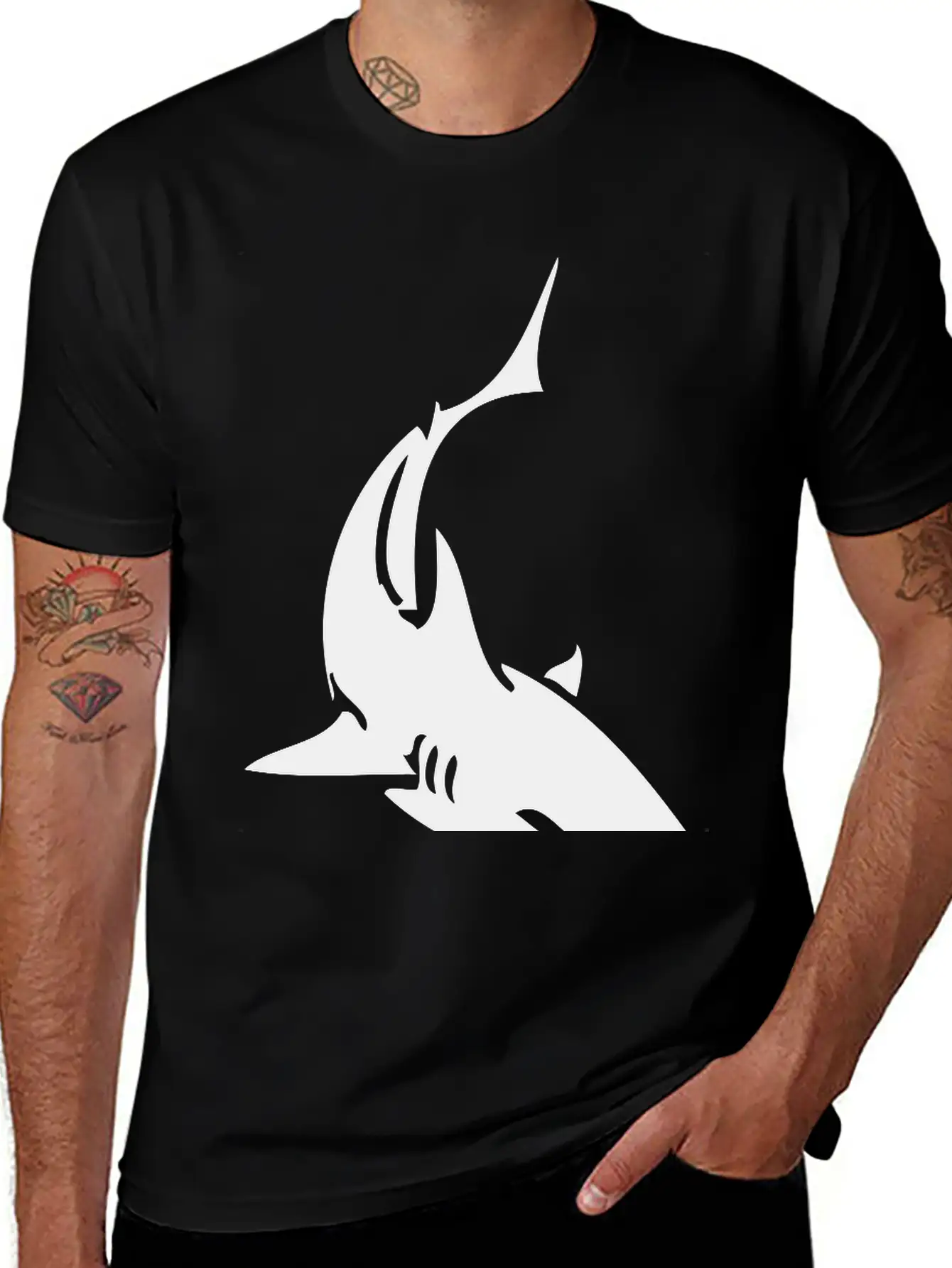 Shark Unisex Casual T-Shirt – Clean Design For Daily Comfort