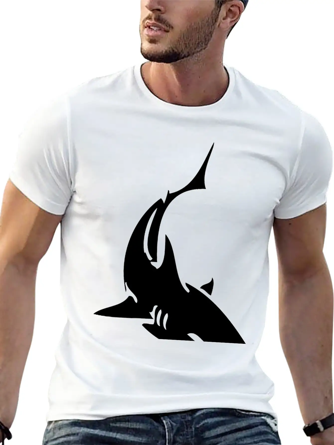 Shark Unisex Casual T-Shirt – Clean Design For Daily Comfort