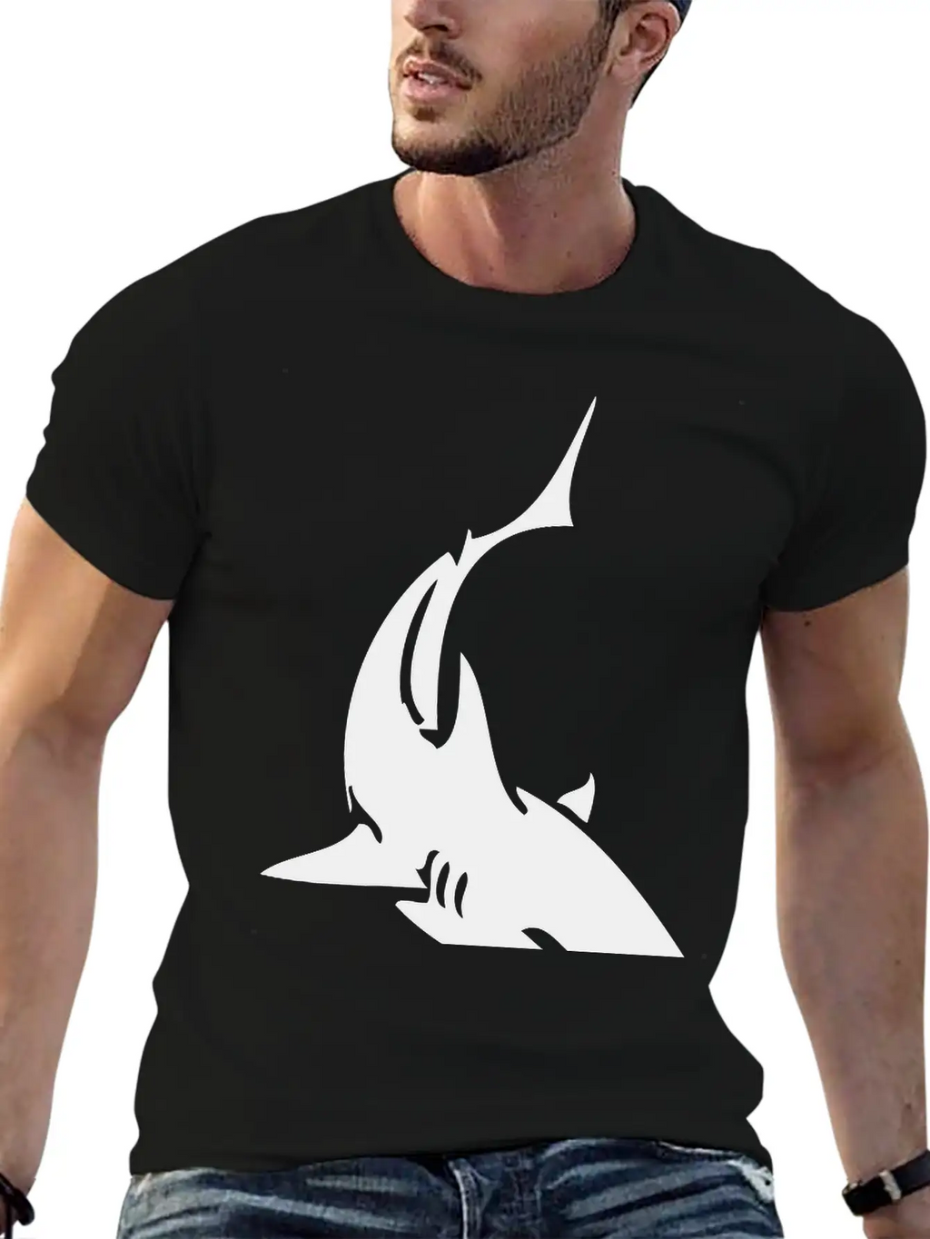 Shark Unisex Casual T-Shirt – Clean Design For Daily Comfort