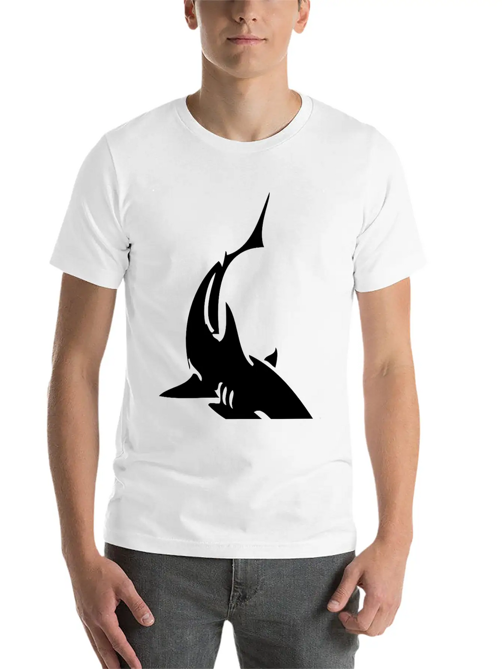 Shark Unisex Casual T-Shirt – Clean Design For Daily Comfort