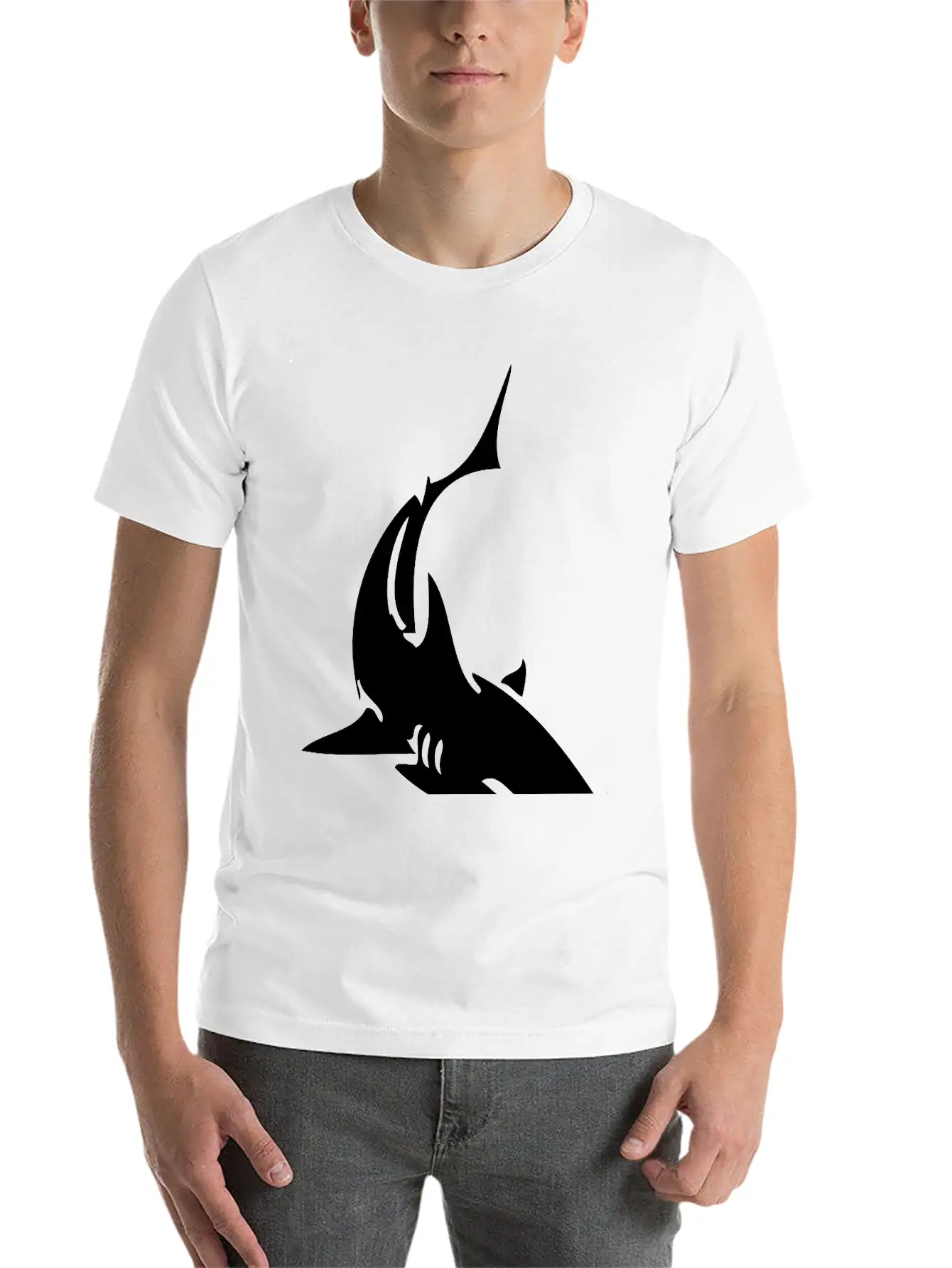Shark Unisex Casual T-Shirt – Clean Design For Daily Comfort