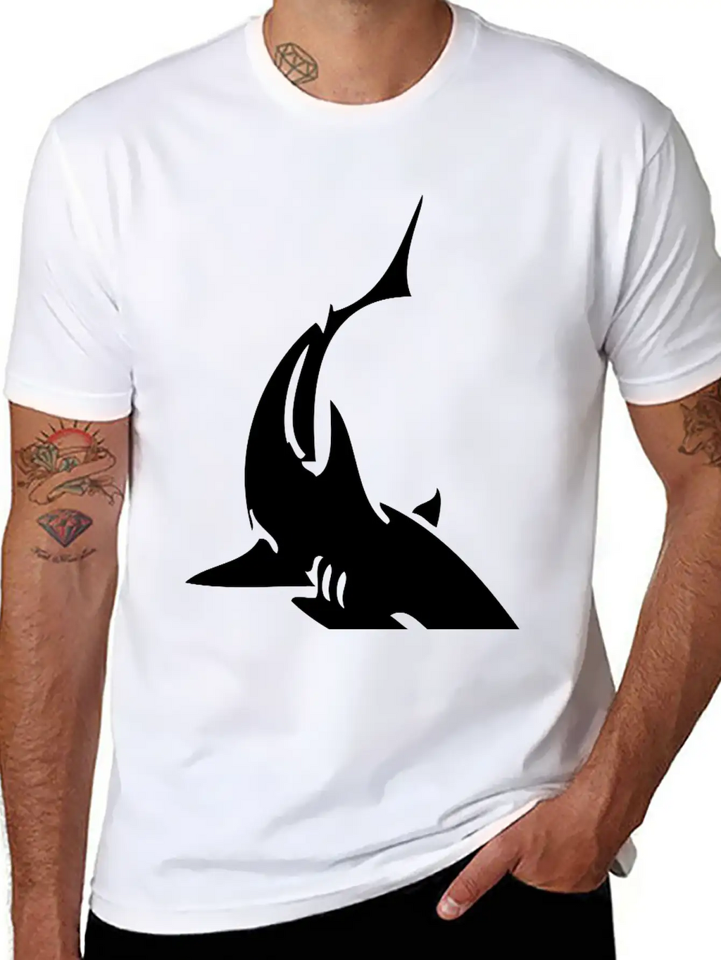 Shark Unisex Casual T-Shirt – Clean Design For Daily Comfort