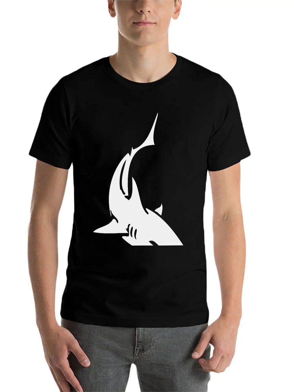 Shark Unisex Casual T-Shirt – Clean Design For Daily Comfort