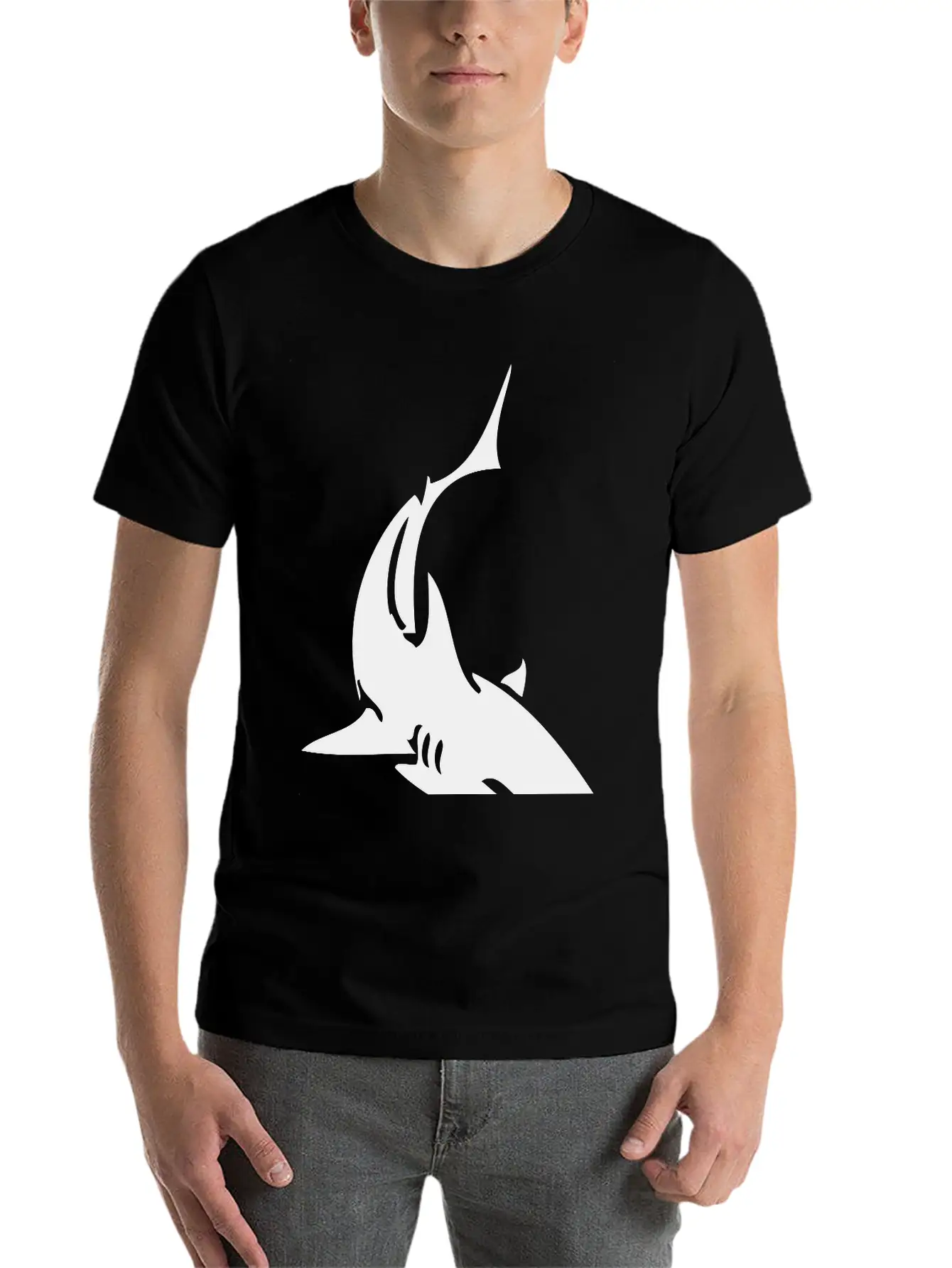 Shark Unisex Casual T-Shirt – Clean Design For Daily Comfort