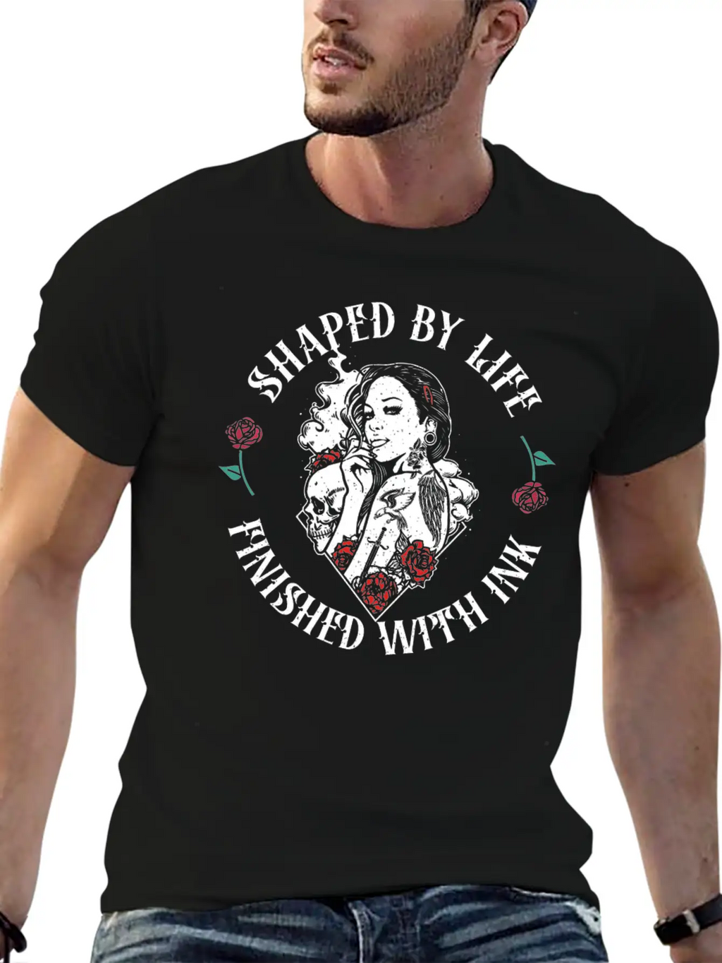 Sharped By Life - Finished With Ink Breathable Graphic T-Shirt – Perfect For Casual Days