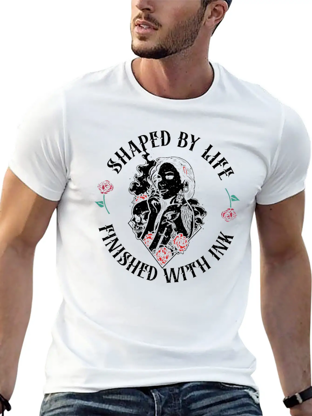 Sharped By Life - Finished With Ink Breathable Graphic T-Shirt – Perfect For Casual Days