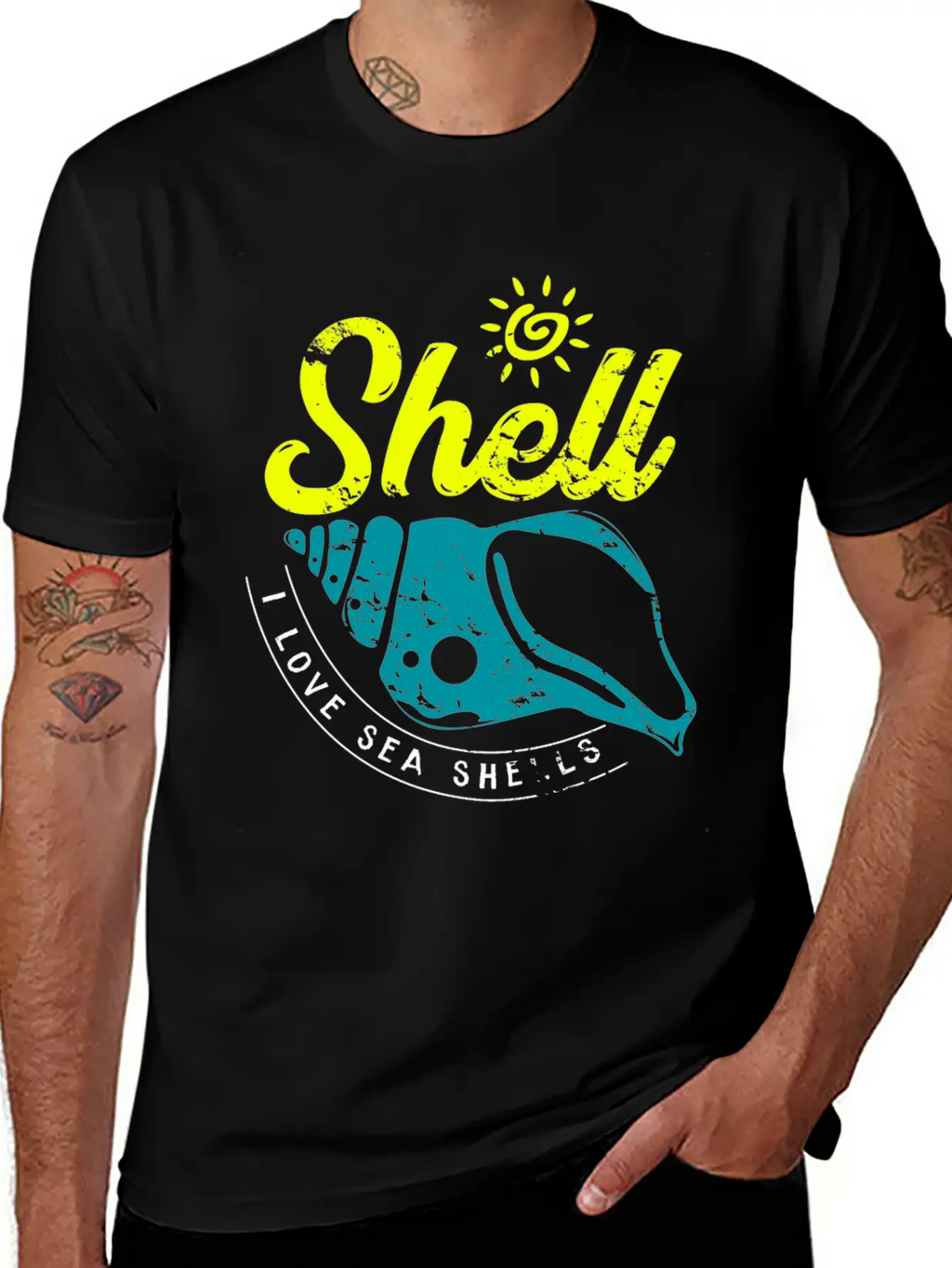 Shell I Love Sea Shells Christmas Gift Essential Cotton Tee For Daily Outfits – Unisex Style